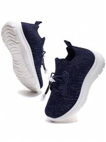 One Pair Of Boys' Running Shoes, Blue - Blue - View 1