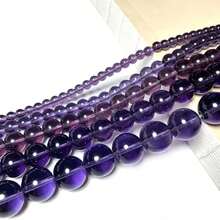 6/8/10mm Colorful Transparent Crystal Glass Bead - Multicolor - View 15