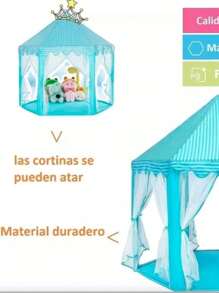 CASTILLO PARA PRINCESAS - Azul y blanco - Ver 6