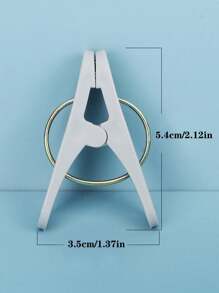 1 Pack Of 50pcs Assorted Color Plastic Clothespins, Clips For Hanging Clothes, Socks, Pants - Multicolor - View 2