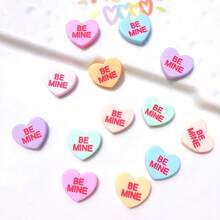 樹脂 Diy 珠寶、手機裝飾和服裝配件兒童樹脂貼紙、髮夾 Be Mine Heart Design - 均碼 - 查看 2