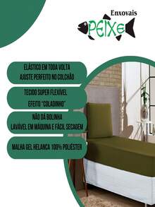 Sheet Sets with Pillowcases - Màu xanh lá cây đậm - Xem 2