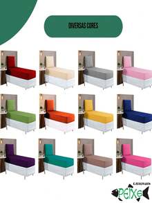 Sheet Sets with Pillowcases - Màu xanh lá cây đậm - Xem 5