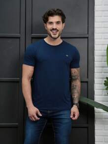 Men T-Shirts - 藏蓝色 - 查看 2