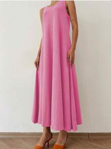 Women Dresses - 粉色 - 查看 3