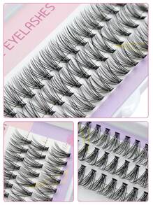 Faux Cils Naturels Et Doux De 20d, 3 Rangées (60 pièces) Denses Et Sexy Pour Une Utilisation Quotidienne, Pour Le Travail, Décontracté, Vacances, Soirée
