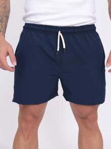 Men Shorts - 藏蓝色 - 查看 1