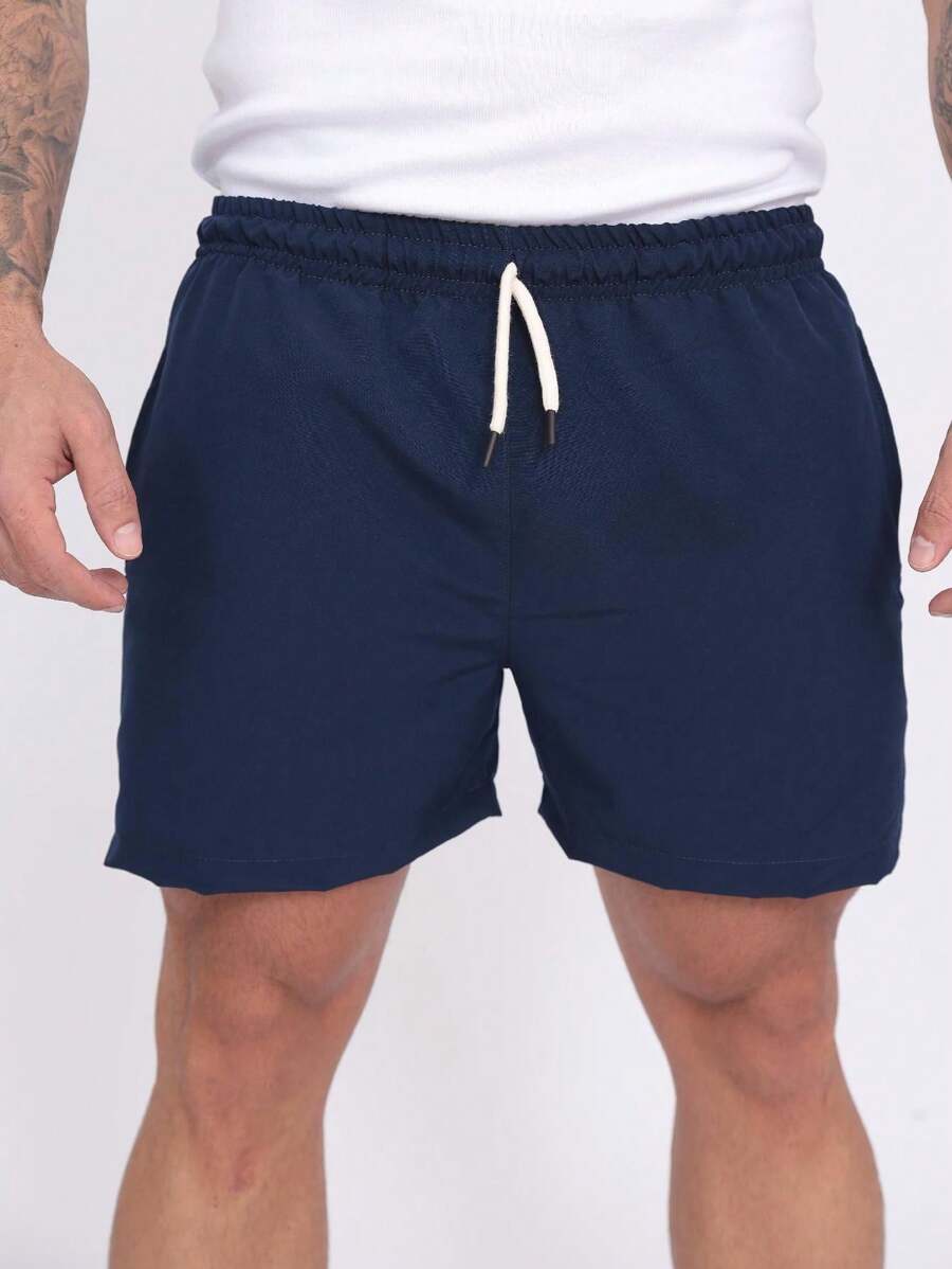 Men Shorts - 藏蓝色 - 查看 1