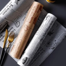 1pc Oil-Absorbing Baking Paper For Barbecue, Baking, Home Use, Non-Stick, Double-Sided - Brown - View 4