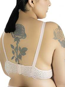 Plus Size Bras & Bralettes - Chocolate Brown - View 2