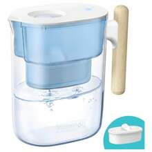 Waterdrop 200-Gallon Long-Life 10-Cup Water Filter Pitcher 5X Times Lifetime, NSF Certified, Reduces, /, Chlorine - 藍色 - 查看 2