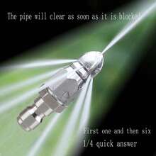 Stainless Steel High Pressure Spray Nozzle - Silver - View 3