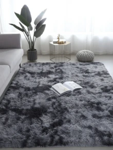 Alfombras de Sala de estar y alfombras grises y coloridas, decoración del hogar, reposabrazos, alfombras de dormitorioAlfombras para Sala - Alfombra Gris de Decoración Hogar para Dormitorios - Elegancia y Comodidad - Blanco y Negro - Ver 2