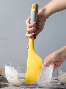 1 Miếng Màu sắc tùy ý Lớn Silicone Xẻng Nấu nướng Dụng cụ cạo nướng Bánh kem Bơ Pha trộn Bột nhồi Công cụ - Nhiều màu - Xem 3