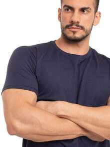 Men T-Shirts - Blue - View 4