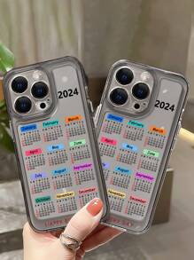 透明太空殼適用於蘋果和三星模型 - 彩色 - 查看 3