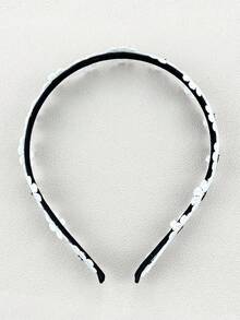 1入組優雅簡約粉色雛菊頭箍,適用於各種場合