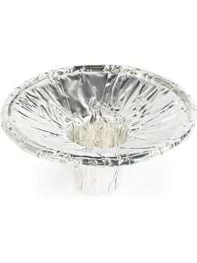 JUVALE Disposable Aluminum Candle Holders fo Funeral Procession (2.76 in, 200 Pack) - 銀色 - 查看 3