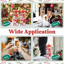 6054pcs Red & White Christmas Vase Filler, Floating Pearl Beads, Candy Centerpiece For Holiday Table Decoration And Party Decorations - Red and White - View 6