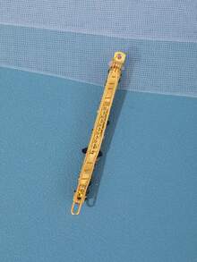 1 件女士彩色天然石水晶发夹日常发夹，公主头饰，适合森系风格，配紫色宝石