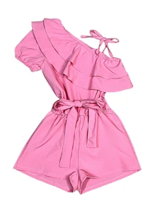Young Girls Partywear - Pink - View 2