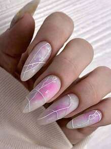 12 Colors Painted Gel Nail Polish Set,5ml Colorful Black White Drawing Line Nail Art Gel Wire Pulling Gel Kits With Brush, Gel DIY Nail Art Tools