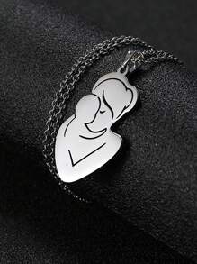 1 Miếng Của phụ nữ Thép không gỉ Mẹ & Em bé & Có thai Mẹ Dây chuyền , Tuyệt vời Qủa tặng Đối với Ngày lễ Mẹ Và Ngày lễ Tạ Ơn - loạt phim mẹ - Xem 8