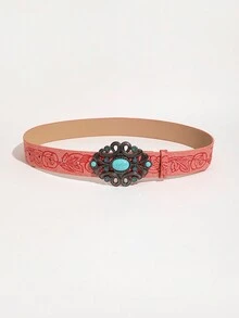 1 cái Trứng khủng long Khóa Phong cách Retro Màu hồng Giải trí Thắt lưng Đối với phụ nữ - Hồng - Xem 3