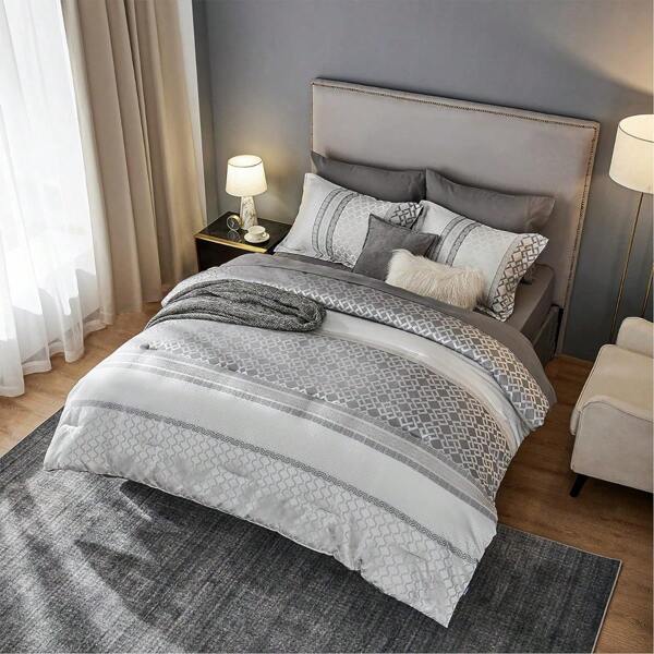 Queen Size Bedding Set 7 Pieces Hotel Style Queen Bed in a Bag