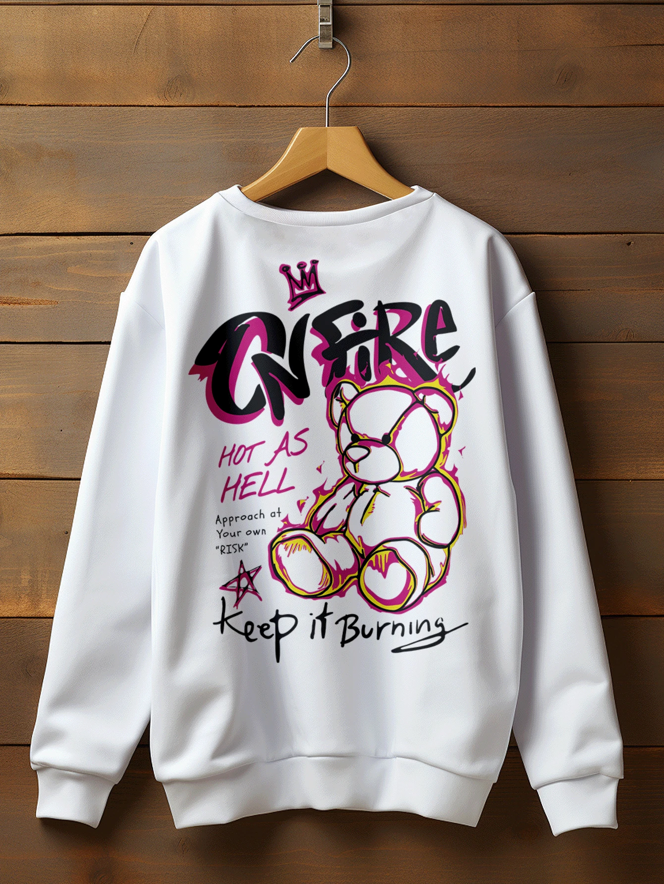 Men Sweatshirts - White - View 1