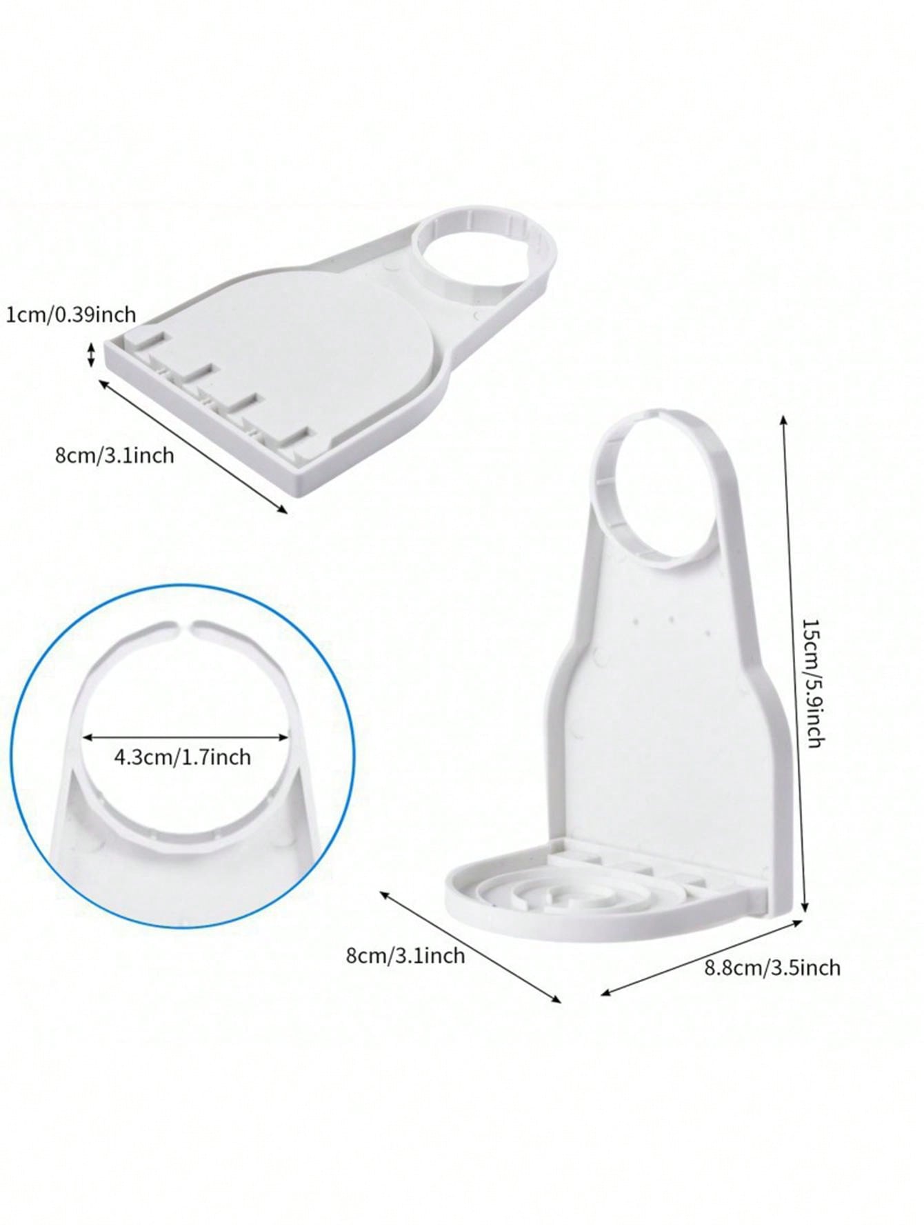 1pc Foldable Plastic Laundry Detergent Cup Holder, Prevent Spilling And