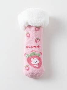 Màu hồng Dày Em bé Vớ - Hồng - Xem 6