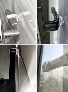 Tatukiko 6入組門把手保護墊,牆壁保護器,門挡,緩衝緩沖器