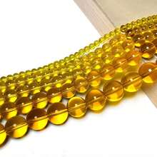 6/8/10mm Colorful Transparent Crystal Glass Bead - Multicolor - View 7