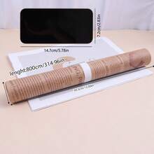 1pc Oil-Absorbing Baking Paper For Barbecue, Baking, Home Use, Non-Stick, Double-Sided - Brown - View 2