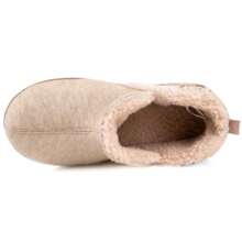 Women's Variegated Wool Stitching Short Boots - Beige - View 4