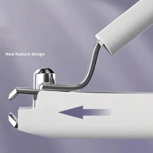 Thanh mài màu trắng [Kẹp móng tay miệng phẳng mờ + Bấm móng tay xiên miệng mờ] - trắng - Xem 2