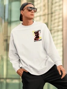 Men Sweatshirts - 白色 - 查看 4