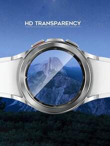 3pcs/Pack Tempered Glass Screen Protector Film Compatible With Samsung Watch 4/5/6 Pro 40/44/45mm - Clear - View 3