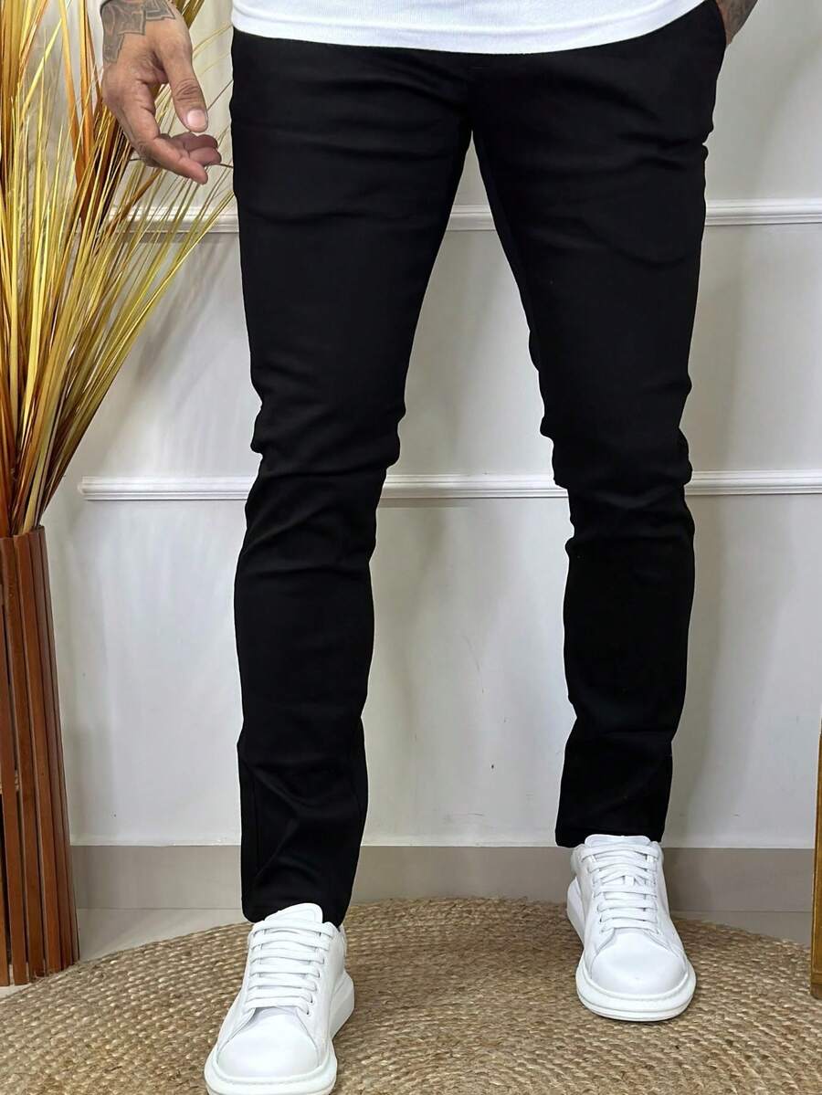 Men Pants - Black - View 1