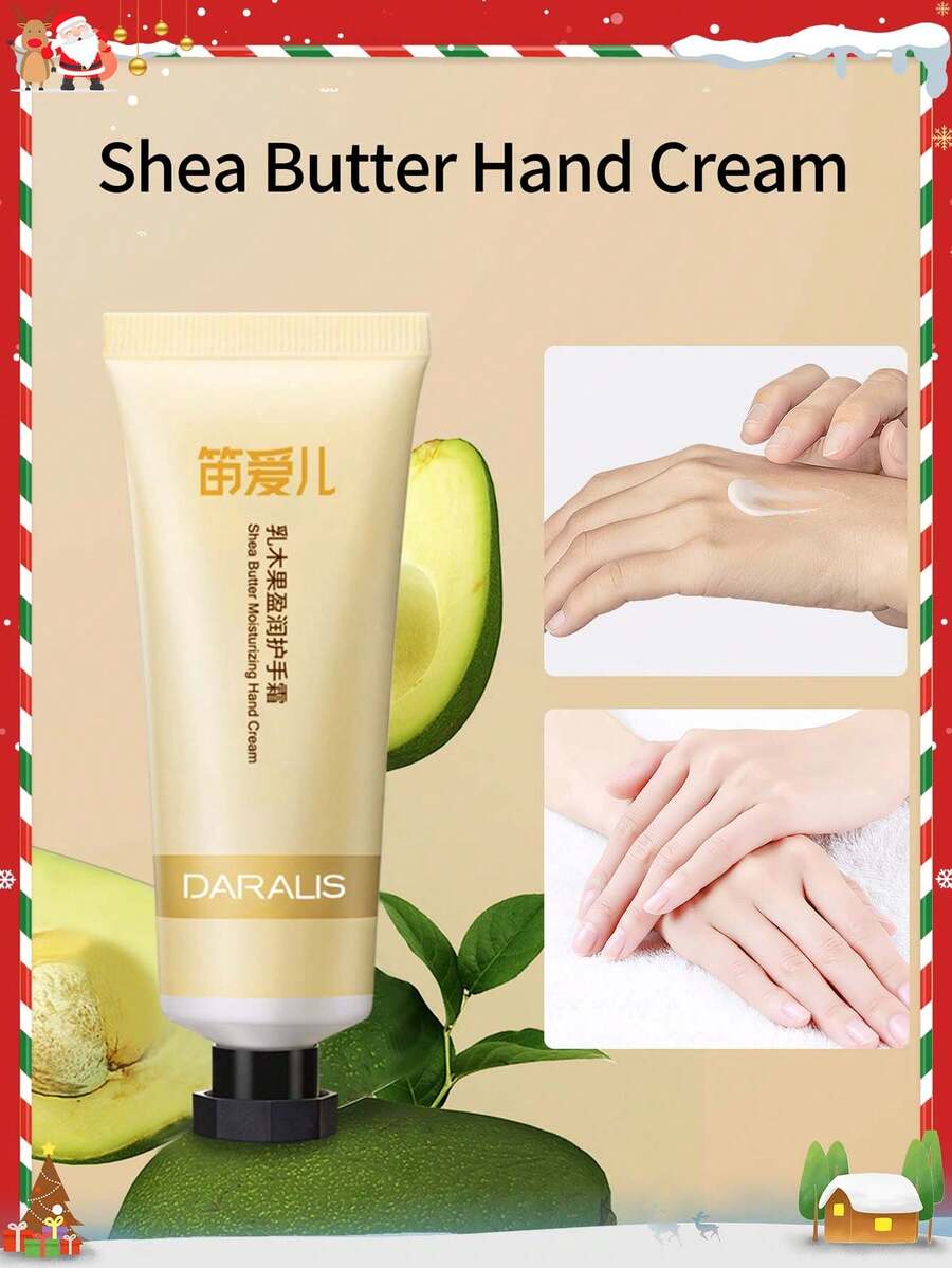 DARALIS 橄欖油保濕護手霜,30克,1個便攜式護手產品,滋養和防裂護手乳,適用於臥室和旅行,秋冬季,萬聖節和聖誕節禮物 - 杏色 - 查看 1