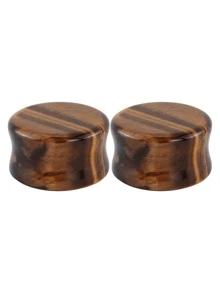 1 đôi Phong cách cổ điển Punk Boho Hippie Phong cách Đá mắt hổ đá Bộ mở rộng xỏ tai , Không giới tính Đồ trang sức xuyên thấu Đối với Mặc hàng ngày , Làm việc Và Các bữa tiệc - giãn tai - Xem 11