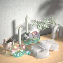 1pc Numeric Zero Shaped Silicone Mold - White - View 1