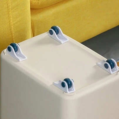 4 Pièces Roues Autocollantes, Poulie Directionnelle Pour La Maison, Mini Roulettes Autocollantes Directionnelles Pour Meubles Pour Les Boîtes De Rangement Et Les Organisateurs De Placards