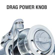 1PC Fishing Reel GS1000-7000 Semi-Metal Grip 5.2:1 High Speed Spinning Reel Carp Fishing Saltwater Reel - Silver - View 6