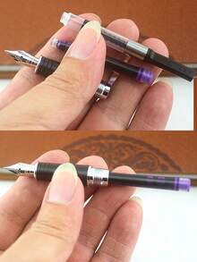 20 cái Xanh Ink Hộp đạn Nạp lại Đối với 3.4mm Bóng lăn Bút mực - Màu xanh lam - Xem 5