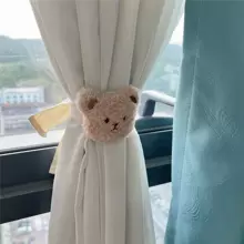 1pc Baby Bear Polyester Curtain Tieback Nordic Style Curtain Tie For Nursery Room Love Valentine