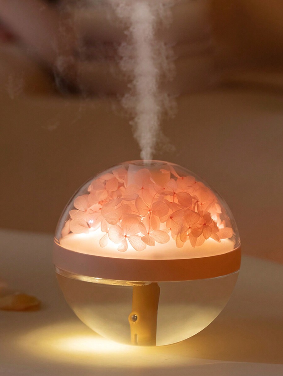 1pc 270ml Rechargeable Night Light With Air Humidifier And Aroma Diffuser Function, Suitable For