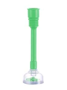 Kitchen Sink Faucet Splash-proof Sprinkler With Mineral Filter Soft Hose, Lock Buckle And Adjustable Water-saving Filter - Green - View 1