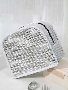 1款便攜式午餐袋,卡通熊食品收納袋,適用於野餐和保溫午餐盒